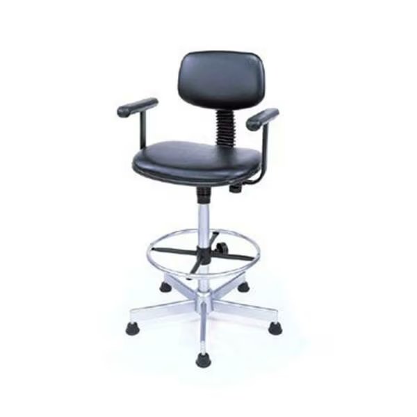 20-24 Adjustable Height Swivel Chair with Fixed T-Arms- Gray, Nexel, Mfr#: SCF22GY